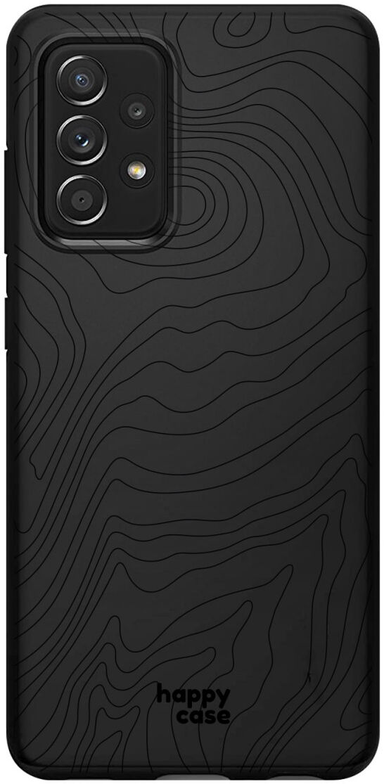 HappyCase Samsung Galaxy A52 / A52S Hoesje Flexibel TPU Fine Lines afbeelding 1