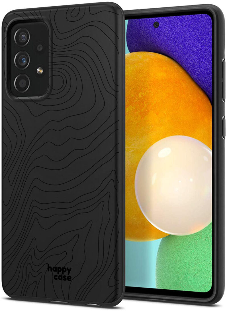 HappyCase Samsung Galaxy A52 / A52S Hoesje Flexibel TPU Fine Lines afbeelding 2