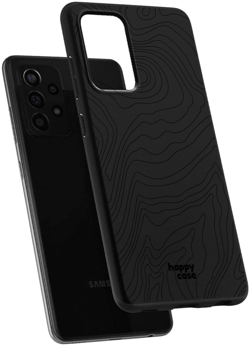 HappyCase Samsung Galaxy A52 / A52S Hoesje Flexibel TPU Fine Lines afbeelding 4