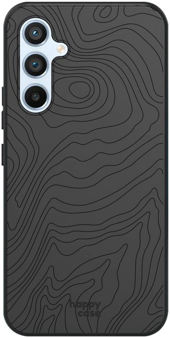 HappyCase Samsung Galaxy A54 Hoesje Flexibel TPU Fine Lines Print afbeelding 1