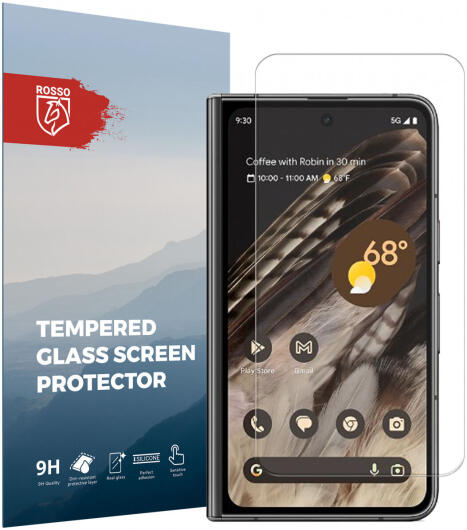 Rosso Google Pixel Fold 9H Tempered Glass Screen Protector Achterzijde afbeelding 1