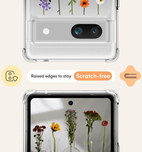 Spigen Cyrill Cecile Google Pixel 7a Hoesje Back Cover Flower Garden afbeelding 4