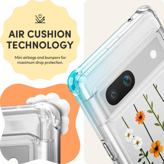 Spigen Cyrill Cecile Google Pixel 7a Hoesje Back Cover Flower Garden afbeelding 5