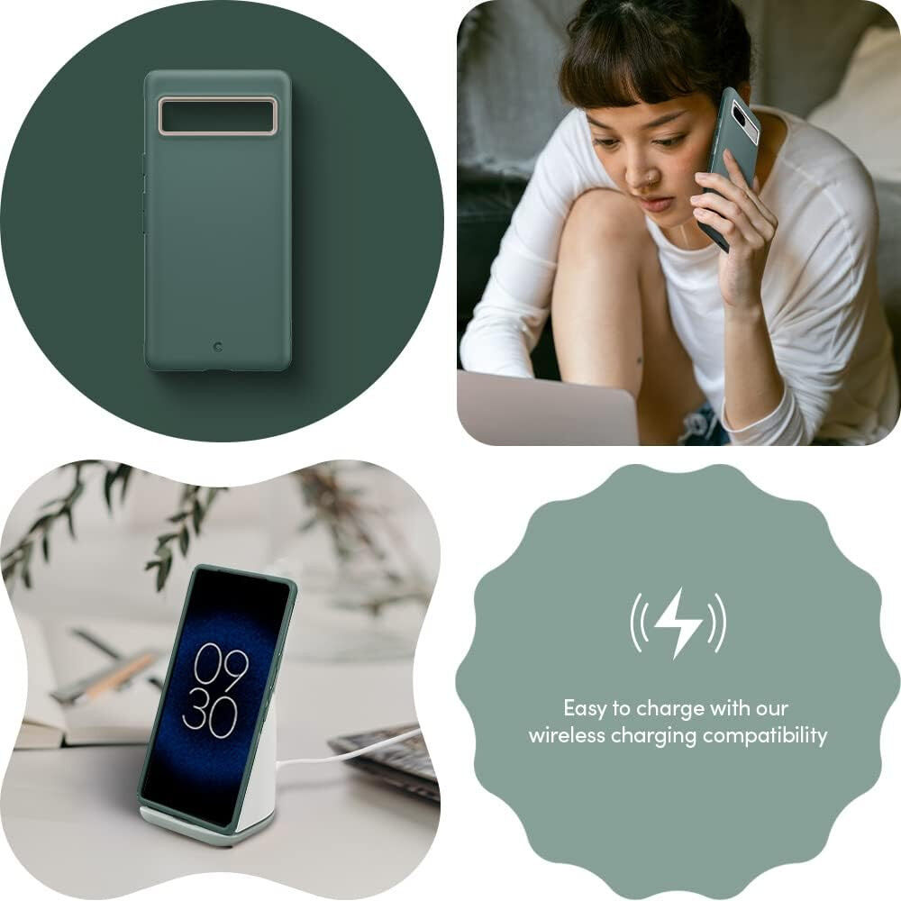 Spigen Cyrill Ultra Color Google Pixel 7a Hoesje Back Cover Groen afbeelding 5