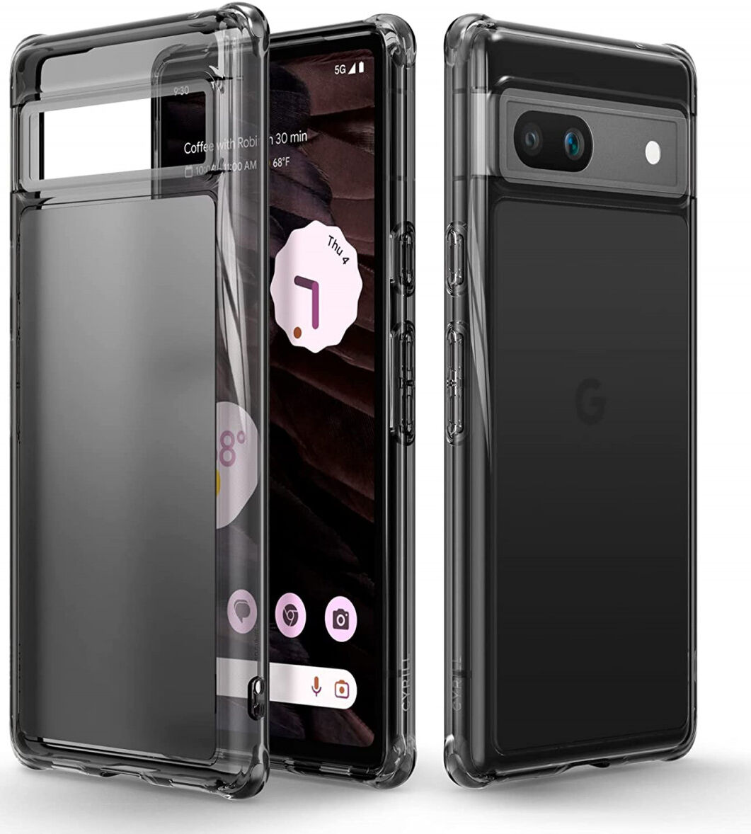 Spigen Cyrill Ultra Sheer Google Pixel 7a Hoesje Back Cover Grijs afbeelding 1