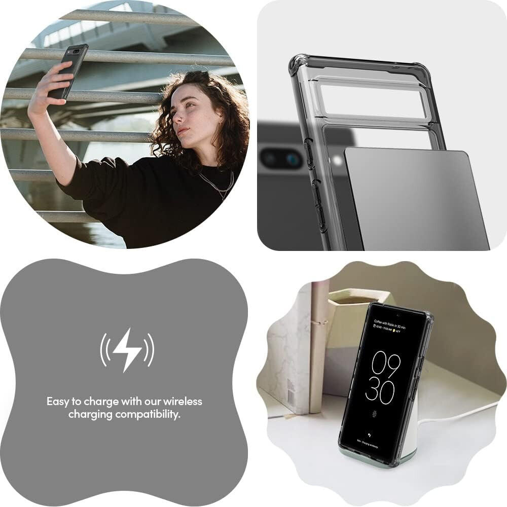 Spigen Cyrill Ultra Sheer Google Pixel 7a Hoesje Back Cover Grijs afbeelding 6