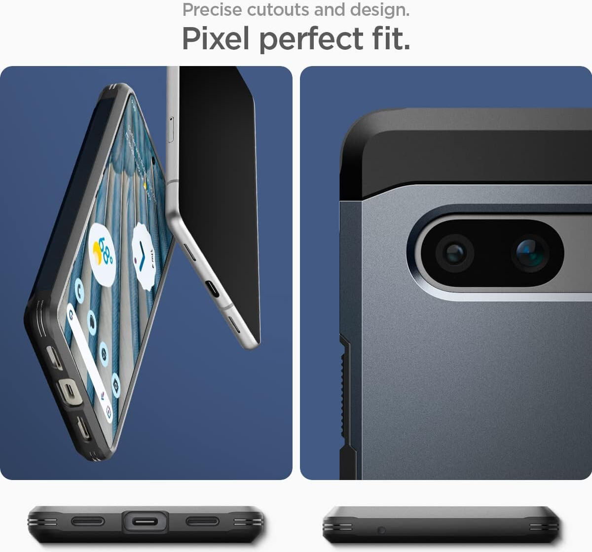 Spigen Tough Armor Google Pixel 7A Hoesje Back Cover Grijs afbeelding 8