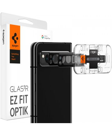 Spigen Optik EZ Fit Google Pixel 7a Camera Lens Protector (2-Pack) Screen Protectors