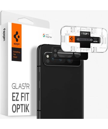 Spigen Optik EZ Fit Google Pixel Fold Camera Lens Protector (2-Pack) Screen Protectors