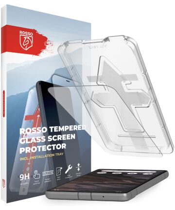 Rosso Google Pixel 7a Tempered Glass Fingerprint en Case Friendly Screen Protectors