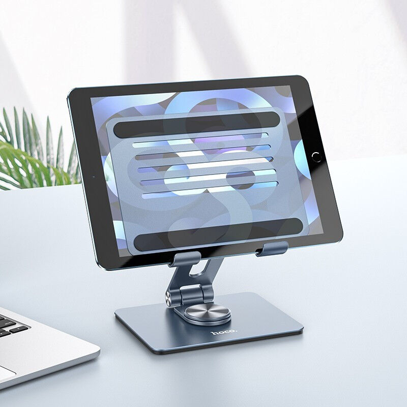 Hoco PH52 Bureau Houder Smartphone/Tablet/Laptop Grijs afbeelding 8