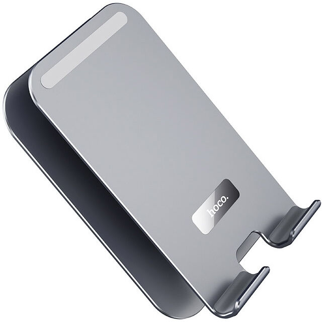 Hoco Universele Verstelbare Smartphone/Tablet/iPad Bureau Houder Grijs afbeelding 6