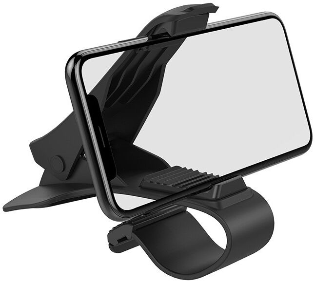 Hoco CA50 Universele Telefoonhouder Auto Dashboard met Clip Zwart afbeelding 1