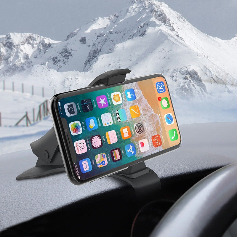 Hoco CA50 Universele Telefoonhouder Auto Dashboard met Clip Zwart afbeelding 4