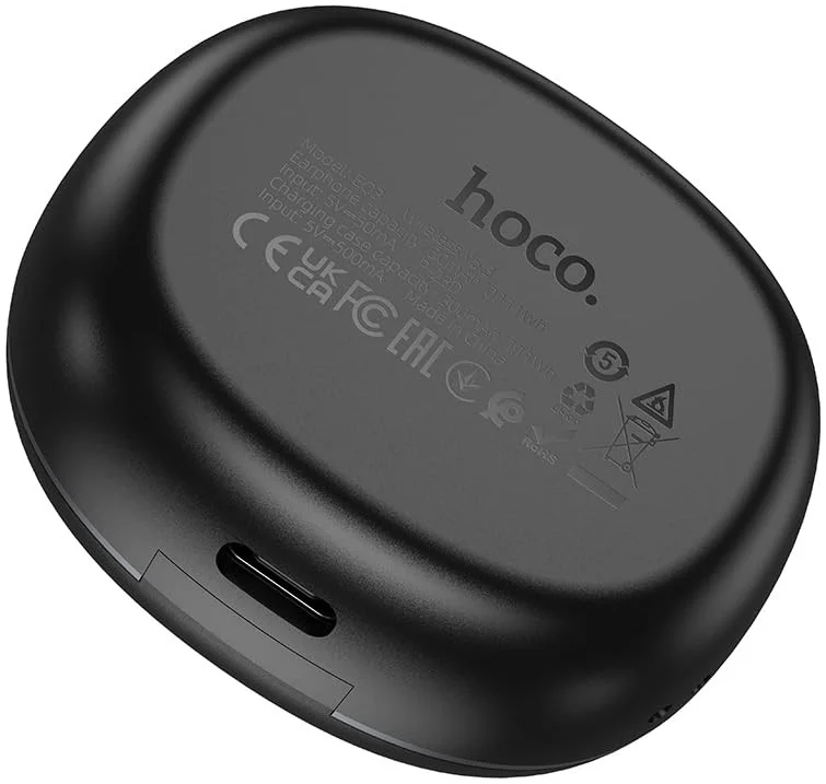 Hoco EQ3 Draadloze Oortjes Smart True Wireless Bluetooth Headset Zwart afbeelding 2