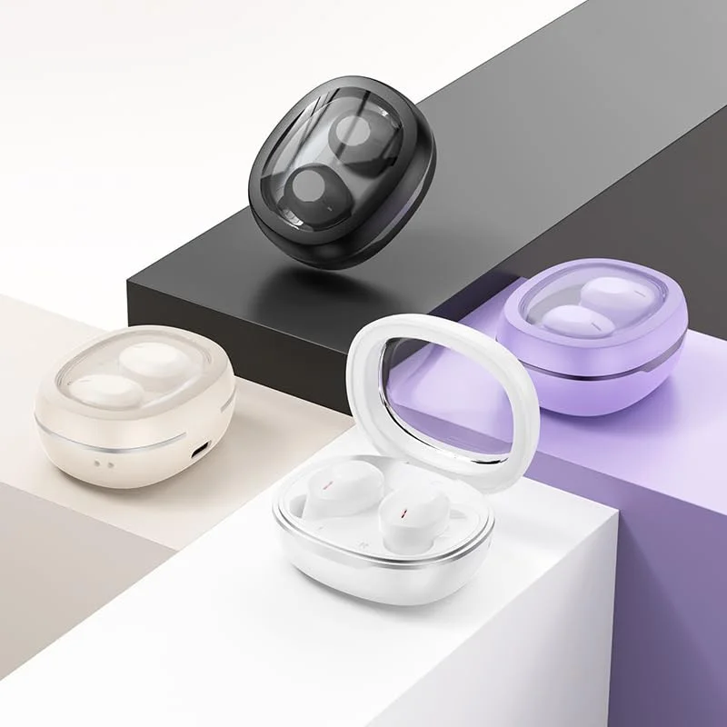 Hoco EQ3 Draadloze Oortjes Smart True Wireless Bluetooth Headset Beige afbeelding 5