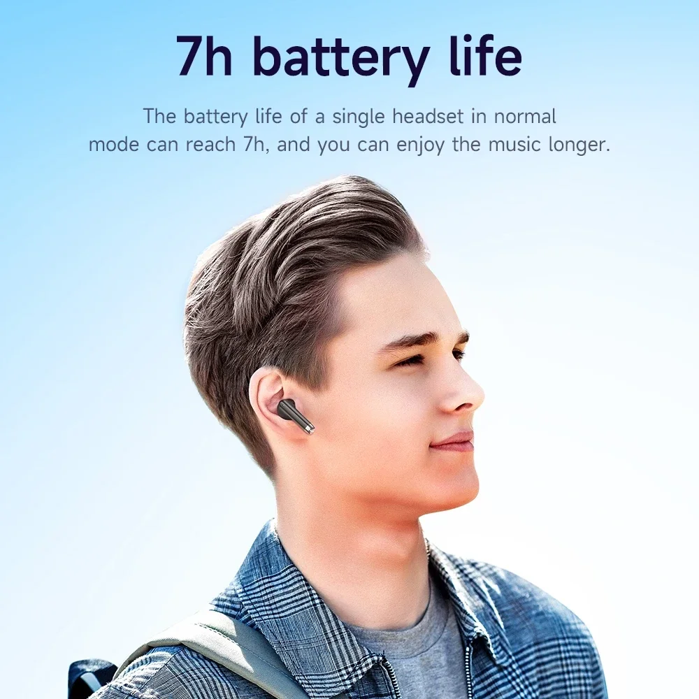 Hoco EQ2 True Wireless Headset Bluetooth 5.3 Draadloze Oortjes Wit afbeelding 4