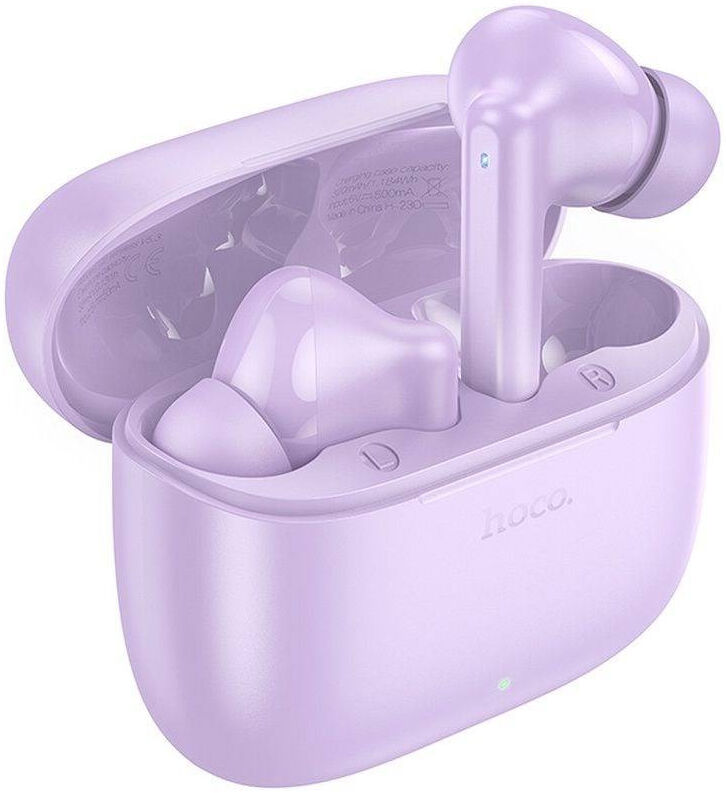 Hoco EQ2 True Wireless Headset Bluetooth 5.3 Draadloze Oortjes Paars afbeelding 1