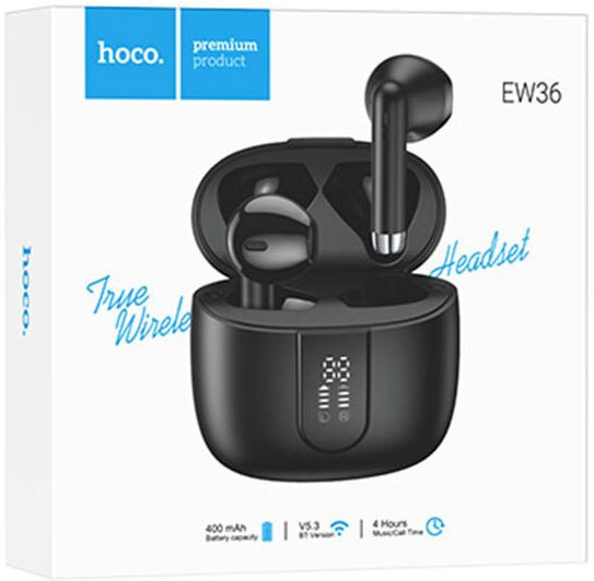 Hoco EW36 Delicate Draadloze Bluetooth Oordoppen Zwart afbeelding 6