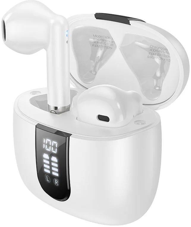 Hoco EW36 Delicate Draadloze Bluetooth Oordoppen Wit afbeelding 3