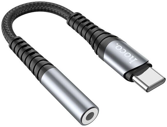 Hoco LS33 USB-C naar 3.5mm Jack Female Audio Adapter met DAC Chip afbeelding 1