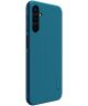 Nillkin Super Frosted Shield Samsung Galaxy A24 Hoesje Blauw