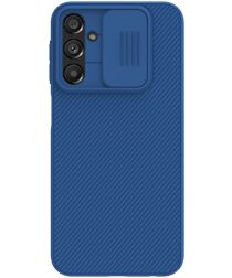 Nillkin CamShield Samsung Galaxy A24 Hoesje met Camera Slider Blauw