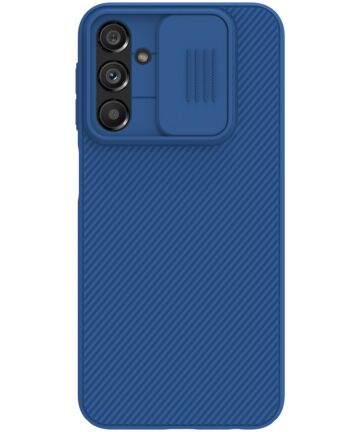 Nillkin CamShield Samsung Galaxy A24 Hoesje met Camera Slider Blauw Hoesjes