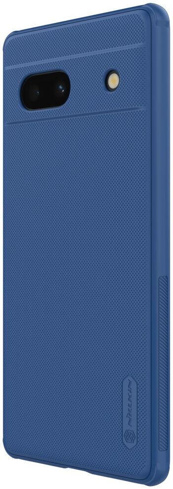 Nillkin Super Frosted Shield Google Pixel 7a Hoesje Back Cover Blauw afbeelding 4
