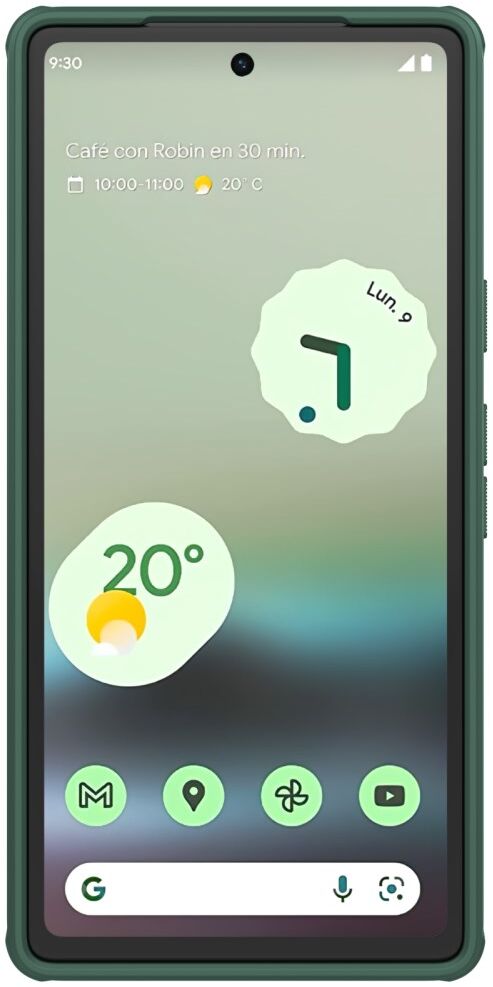Nillkin Super Frosted Shield Google Pixel 7a Hoesje Back Cover Groen afbeelding 3