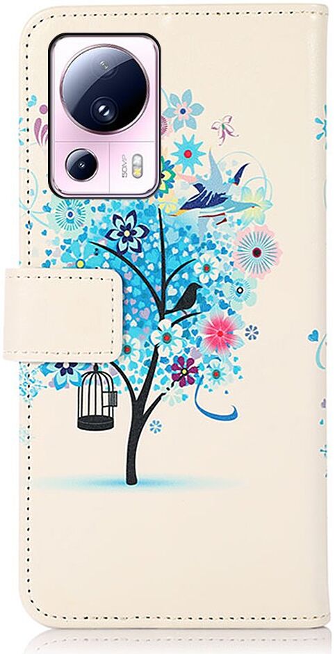 Xiaomi 13 Lite Hoesje Portemonnee Book Case Bloemen Print afbeelding 6