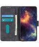 KHAZNEH Xiaomi 13 Lite Hoesje Retro Wallet Book Case Zwart