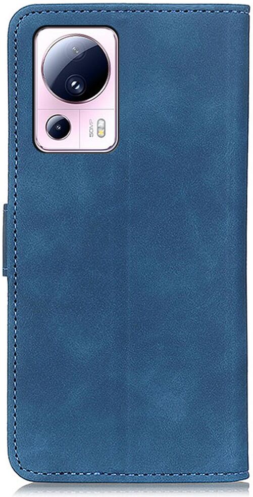 KHAZNEH Xiaomi 13 Lite Hoesje Retro Wallet Book Case Blauw afbeelding 9