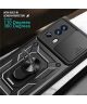 Xiaomi 13 Lite Hoesje met Magnetische Kickstand Ring Zwart