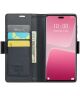 CaseMe 023 Xiaomi 13 Lite Book Case met Pasjeshouder Zwart