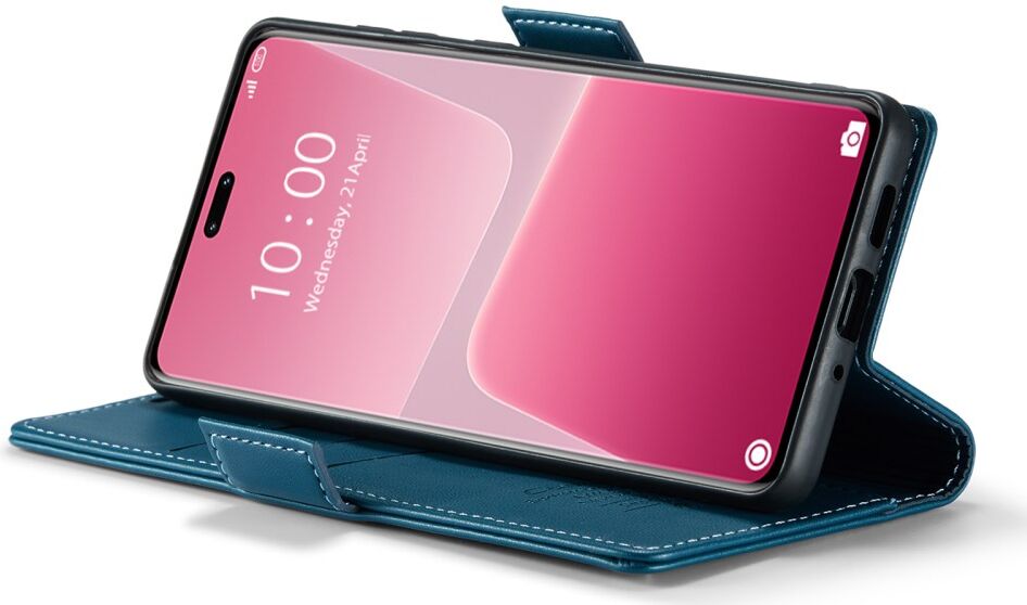 CaseMe 013 Xiaomi 13 Lite Book Case met Pasjeshouder Blauw afbeelding 3