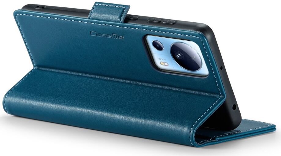 CaseMe 013 Xiaomi 13 Lite Book Case met Pasjeshouder Blauw afbeelding 4