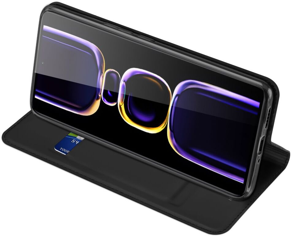 Dux Ducis Skin Pro Xiaomi Poco F5 Pro Hoesje Portemonnee Zwart afbeelding 5