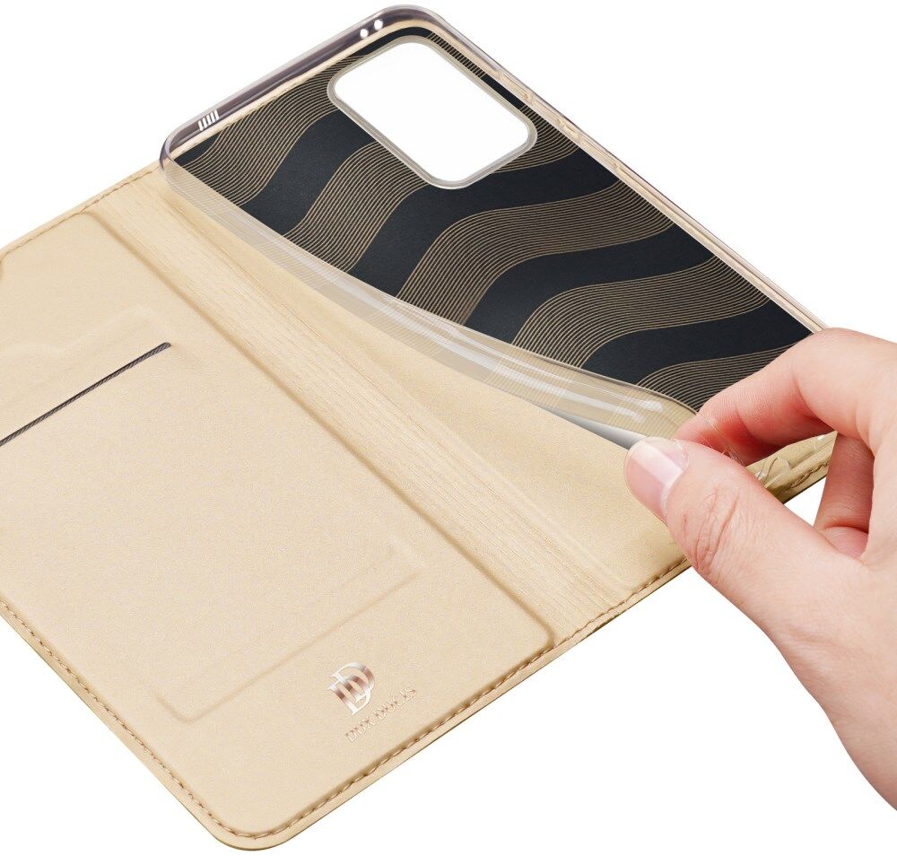 Dux Ducis Skin Pro Xiaomi Poco F5 Pro Hoesje Portemonnee Goud afbeelding 8