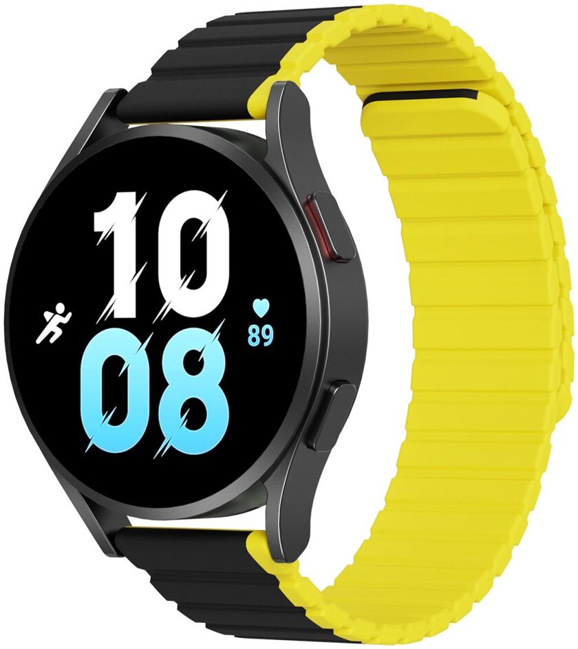 Dux Ducis LD Strap - Universeel Smartwatch Bandje 20MM - Zwart Geel afbeelding 10