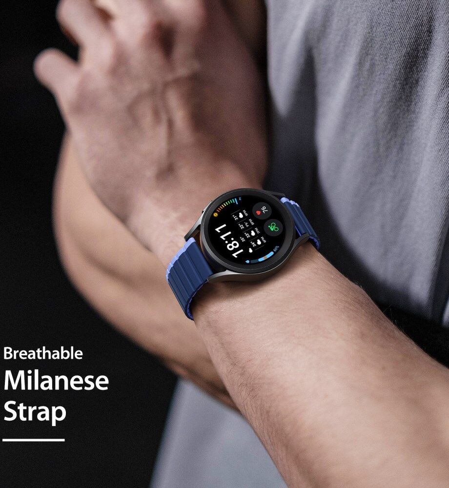 Dux Ducis LD Strap Universeel Smartwatch Bandje 20MM Blauw afbeelding 2