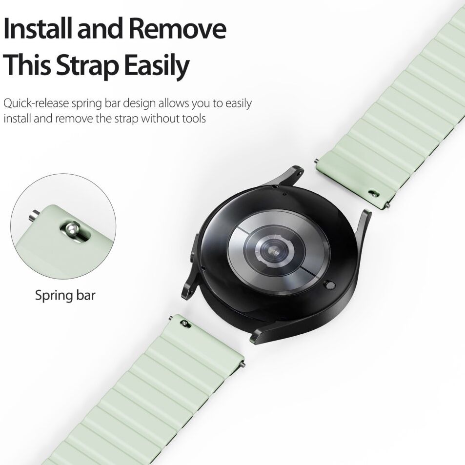 Dux Ducis LD Strap - Universeel Smartwatch Bandje 20MM - Groen afbeelding 9