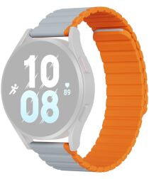 Dux Ducis LD Strap Universeel Smartwatch Bandje 22MM Grijs Oranje