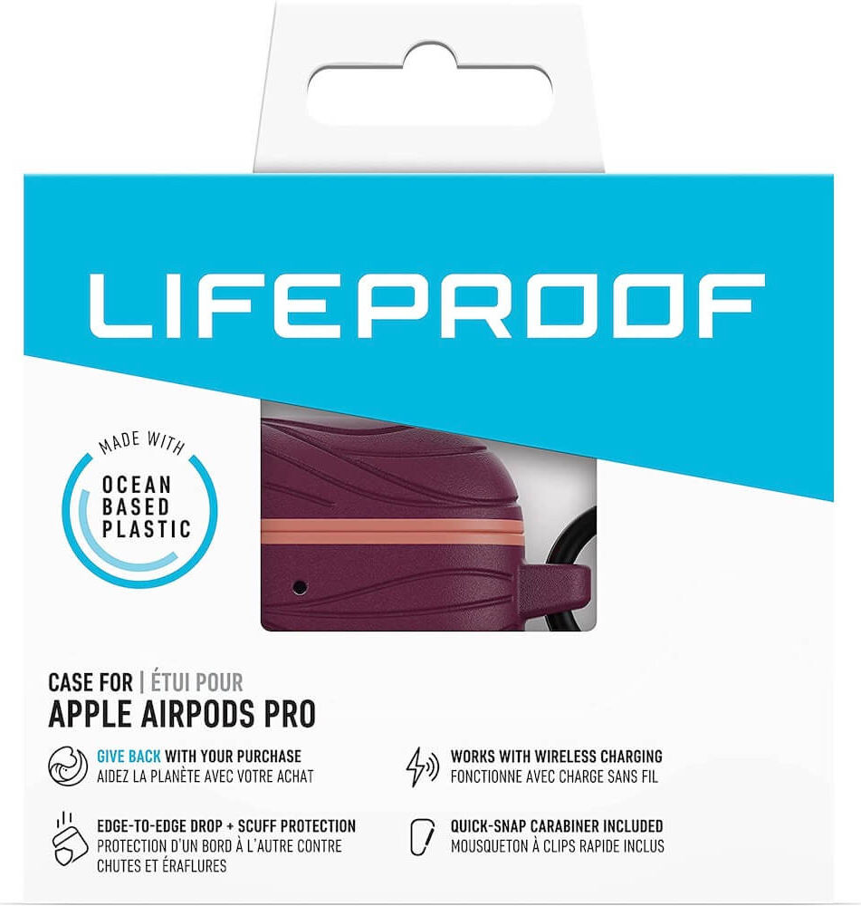 LifeProof Apple AirPods Pro Hoesje Milieuvriendelijk Paars afbeelding 6