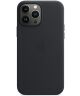 Origineel iPhone 13 Pro Max Hoesje MagSafe Leather Case Zwart