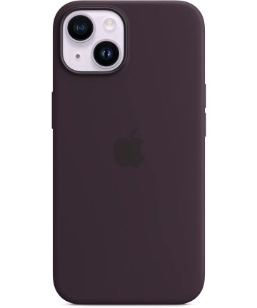 Origineel Apple iPhone 14 Hoesje MagSafe Silicone Case Bordeaux Hoesjes