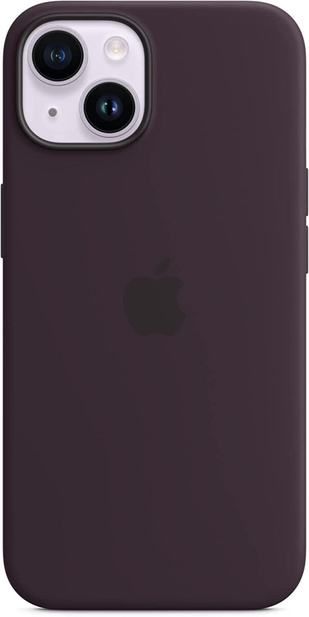 Origineel Apple iPhone 14 Hoesje MagSafe Silicone Case Bordeaux afbeelding 1