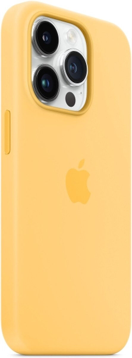 Origineel Apple iPhone 14 Pro Max Hoesje MagSafe Silicone Case Geel afbeelding 3