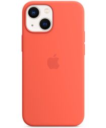 Origineel Apple iPhone 13 Mini Hoesje MagSafe Silicone Case Nectarine