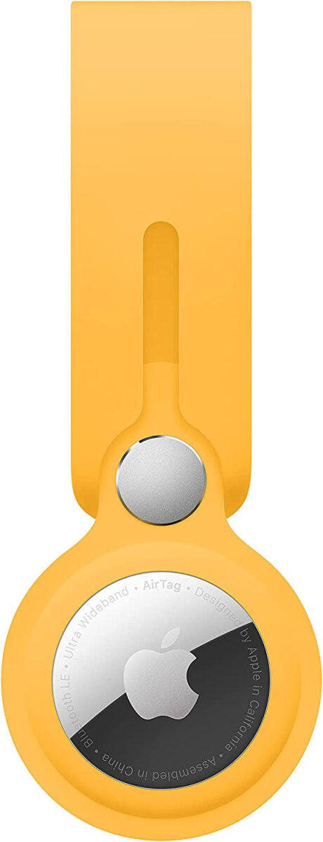 Origineel Apple Hanger voor de Apple AirTag Sleutelhanger Geel afbeelding 1